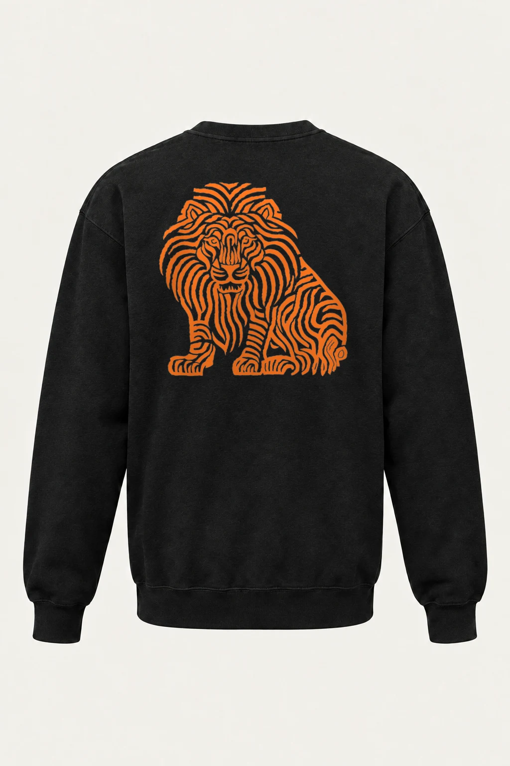 "Ornamental Roaring Lion" Heavy Blend Unisex Crewneck Sweatshirt | Gildan 18000