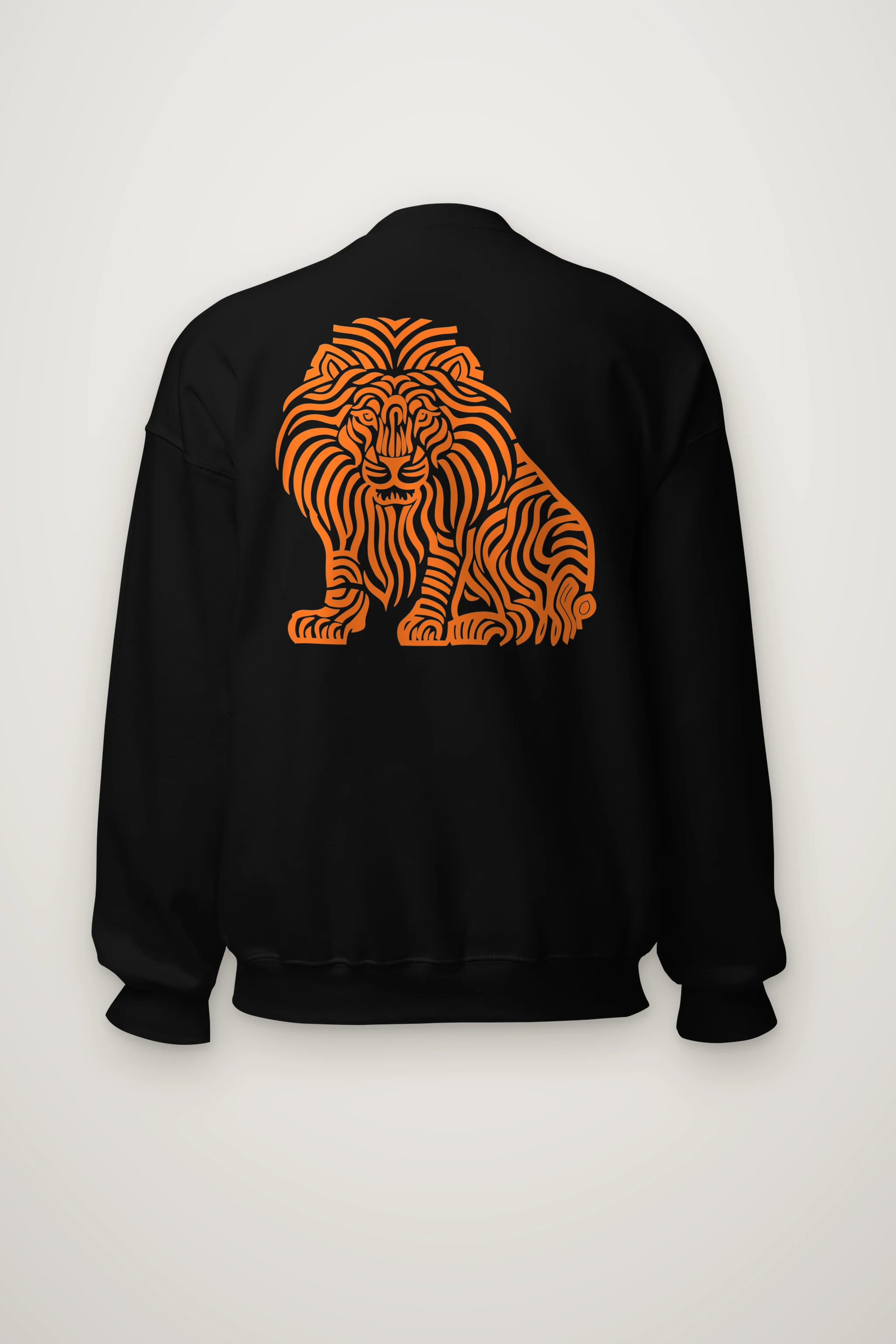 "Ornamental Roaring Lion" Heavy Blend Unisex Crewneck Sweatshirt