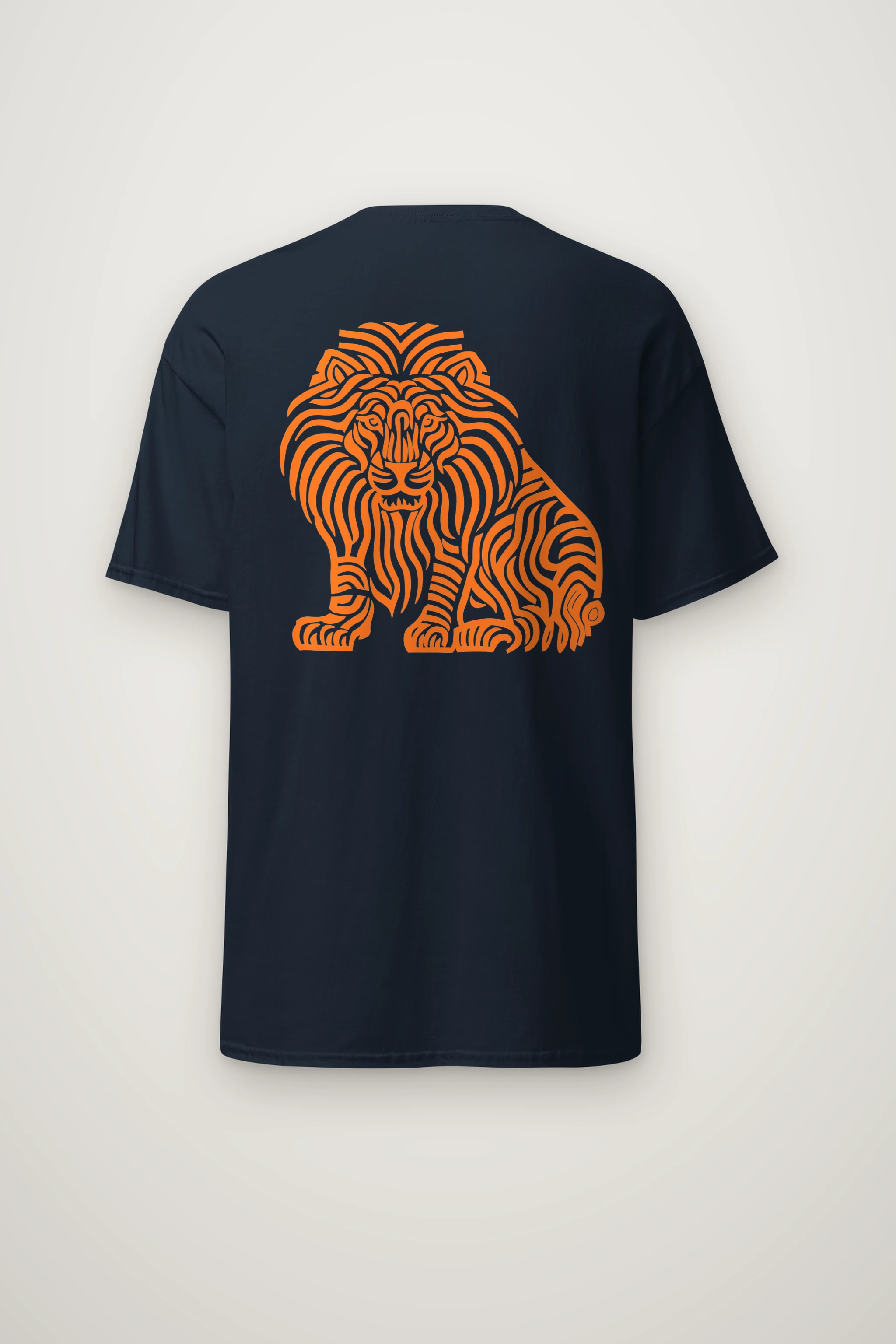 "Ornamental Roaring Lion" Heavyweight Unisex Crewneck T-shirt