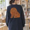 "Ornamental Roaring Lion" Unisex Longsleeve T-shirt | Gildan 2400