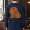 "Ornamental Roaring Lion" Unisex Longsleeve T-shirt