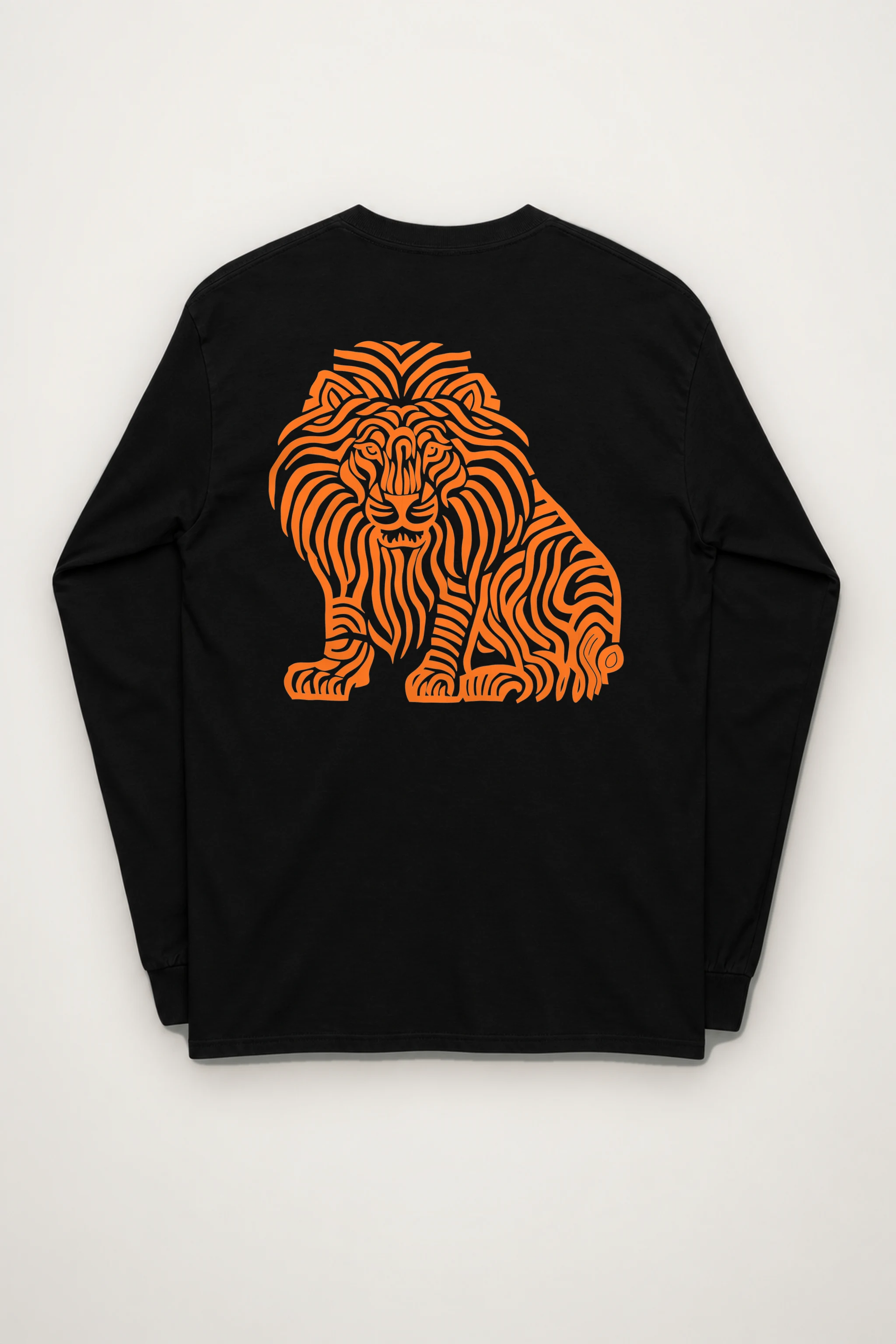 "Ornamental Roaring Lion" Unisex Longsleeve T-shirt