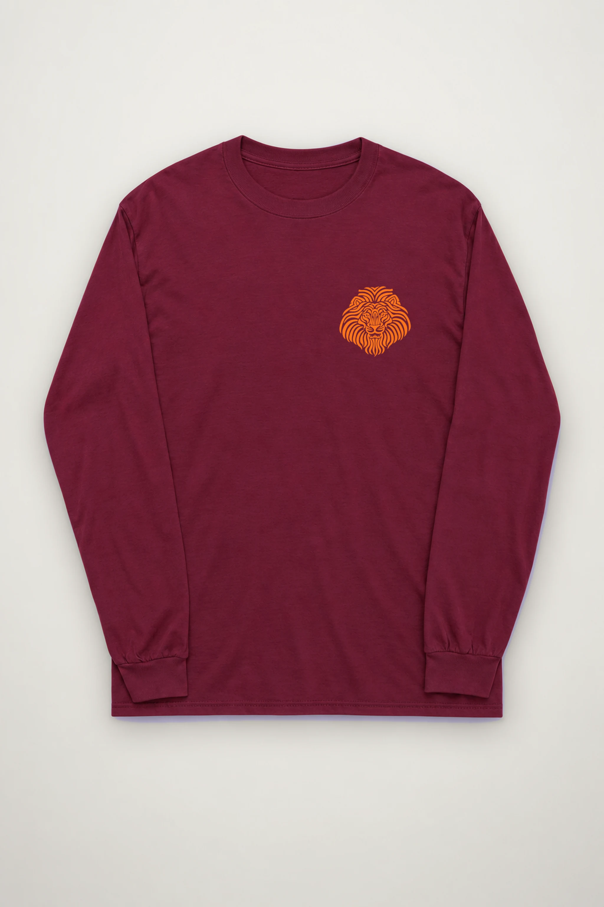 "Ornamental Roaring Lion" Unisex Longsleeve T-shirt