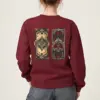 "Ornate Ace Panels" Heavy Blend Unisex Crewneck Sweatshirt