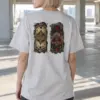"Ornate Ace Panels" Heavyweight Unisex Crewneck T-shirt | Gildan 5000