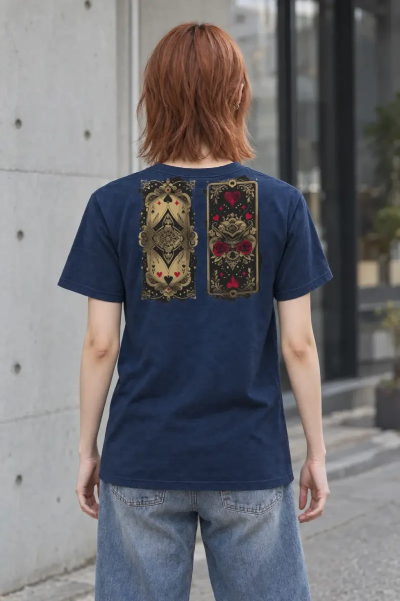 "Ornate Ace Panels" Heavyweight Unisex Crewneck T-shirt