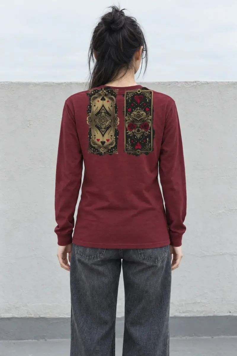 "Ornate Ace Panels" Unisex Longsleeve T-shirt