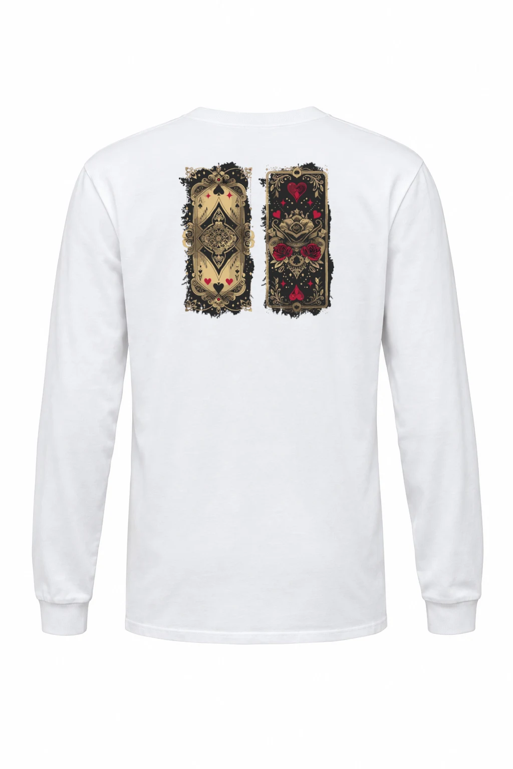 "Ornate Ace Panels" Unisex Longsleeve T-shirt | Gildan 2400