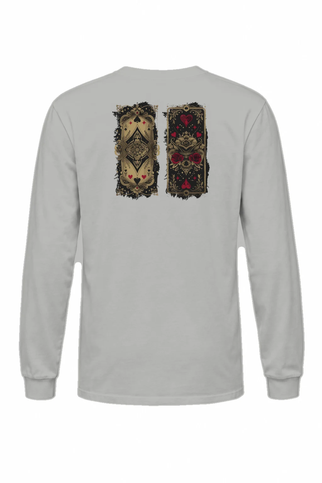 "Ornate Ace Panels" Unisex Longsleeve T-shirt | Gildan 2400