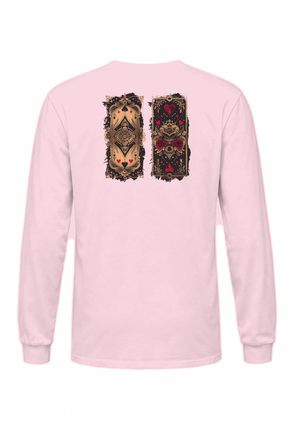 "Ornate Ace Panels" Unisex Longsleeve T-shirt | Gildan 2400