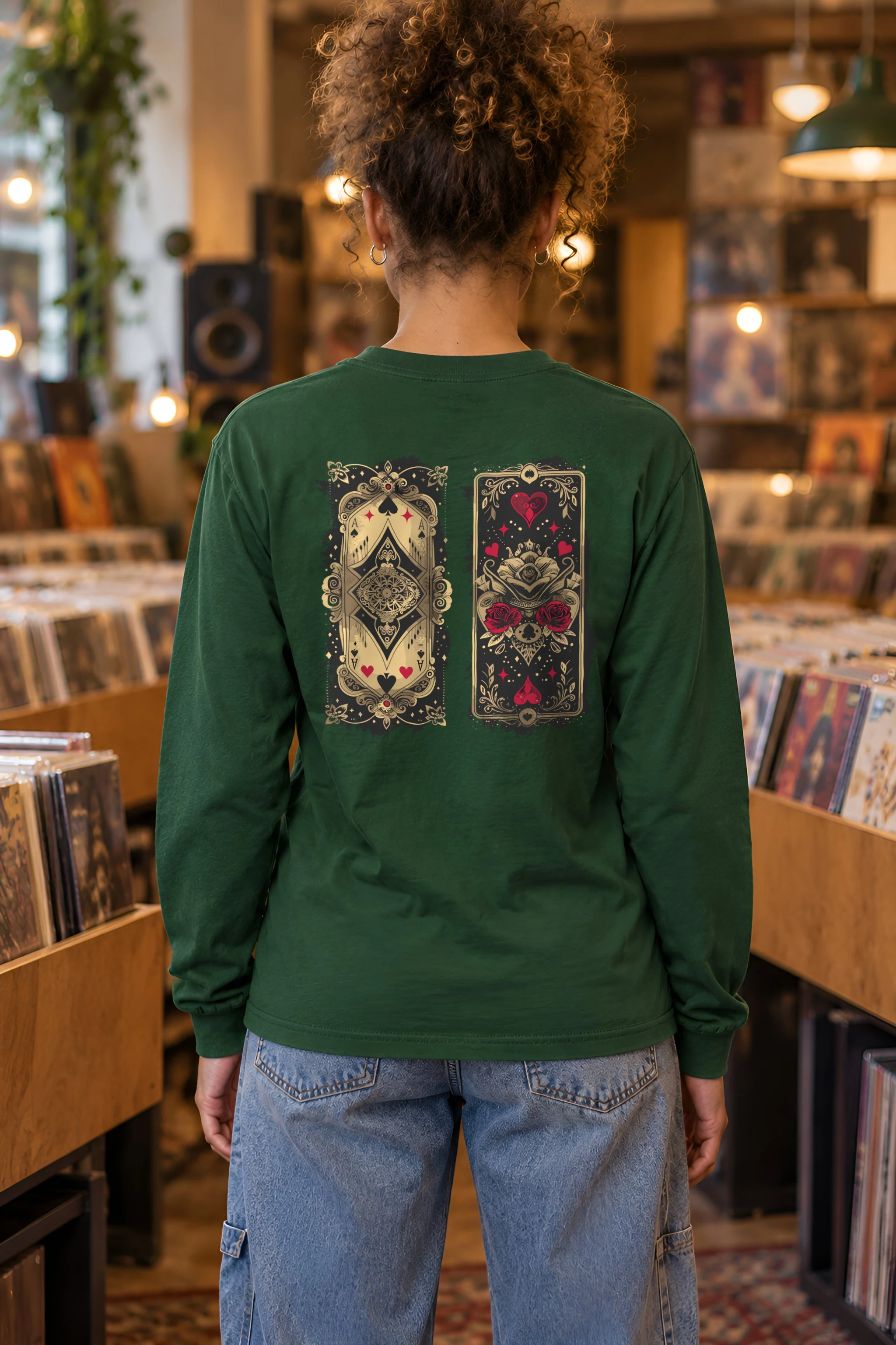 "Ornate Ace Panels" Unisex Longsleeve T-shirt