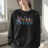"Ornate Floral Lettering" Unisex Longsleeve T-shirt | Gildan 2400