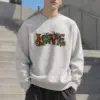 "Ornate Love" Heavy Blend Unisex Crewneck Sweatshirt | Gildan 18000