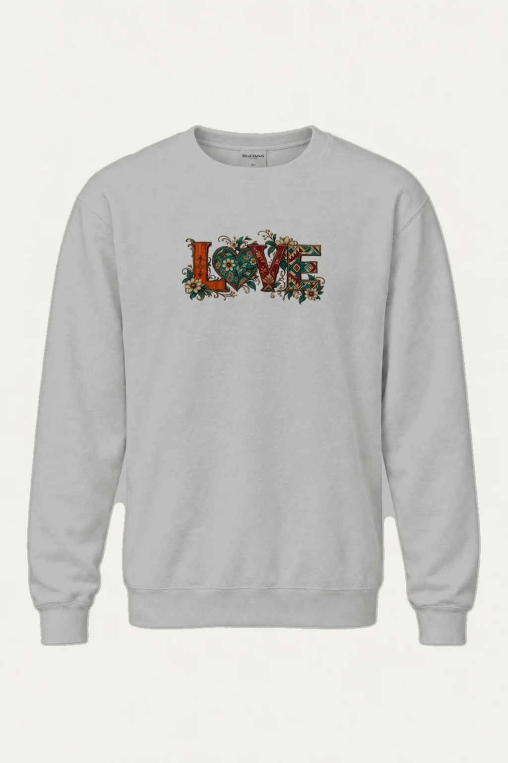 "Ornate Love" Heavy Blend Unisex Crewneck Sweatshirt | Gildan 18000