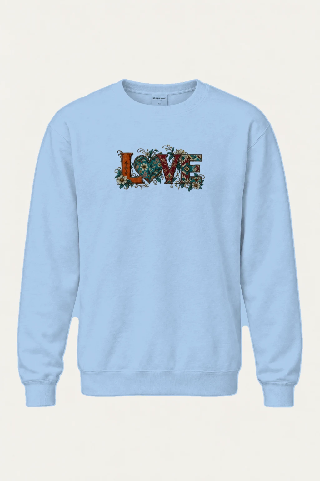 "Ornate Love" Heavy Blend Unisex Crewneck Sweatshirt | Gildan 18000