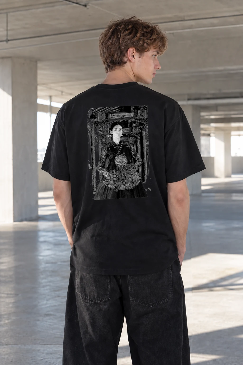 "Ornate Reverie" Heavyweight Unisex Crewneck T-shirt | Gildan 5000