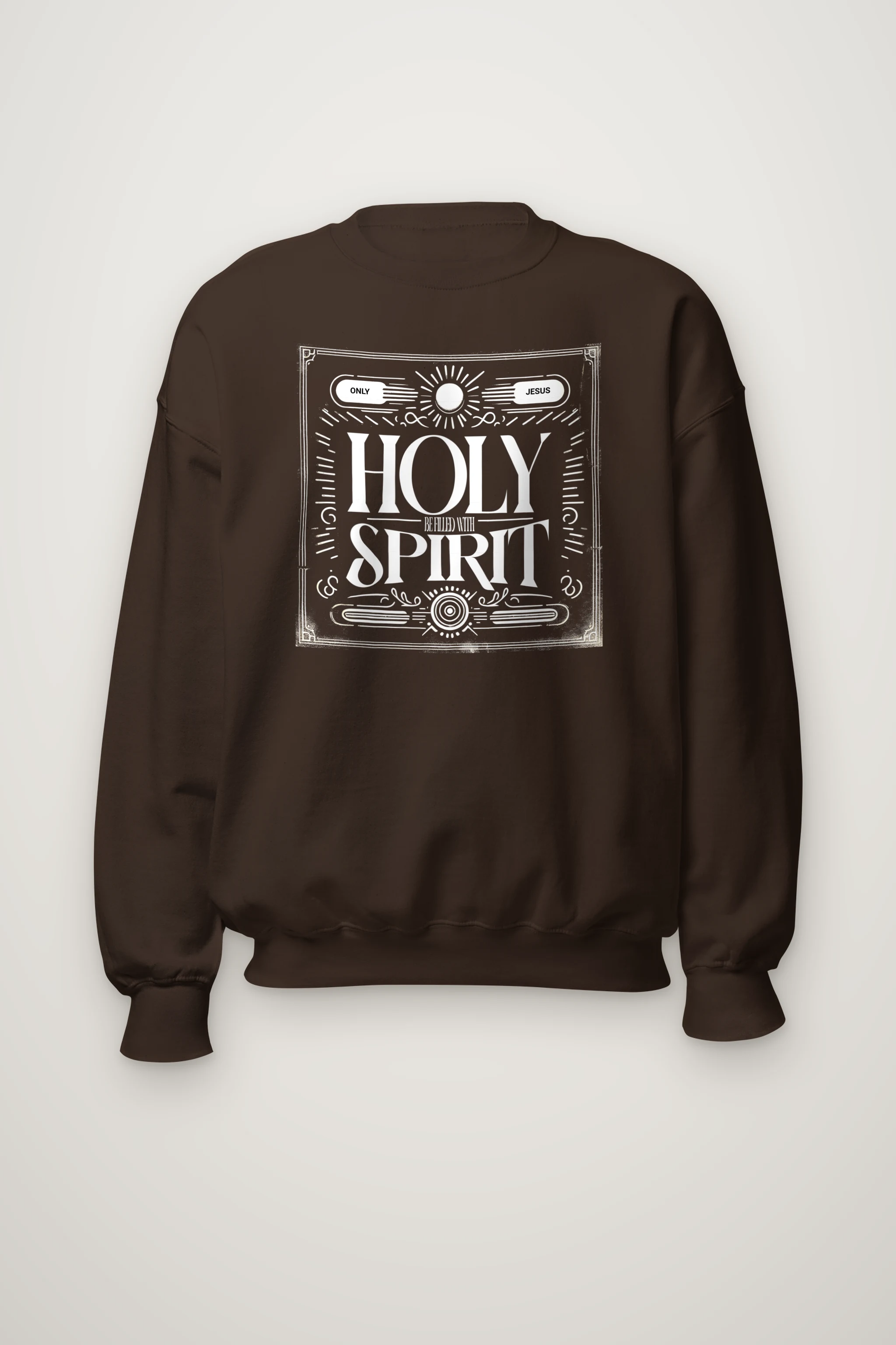 "Ornate Spirit Lettering" Heavy Blend Unisex Crewneck Sweatshirt