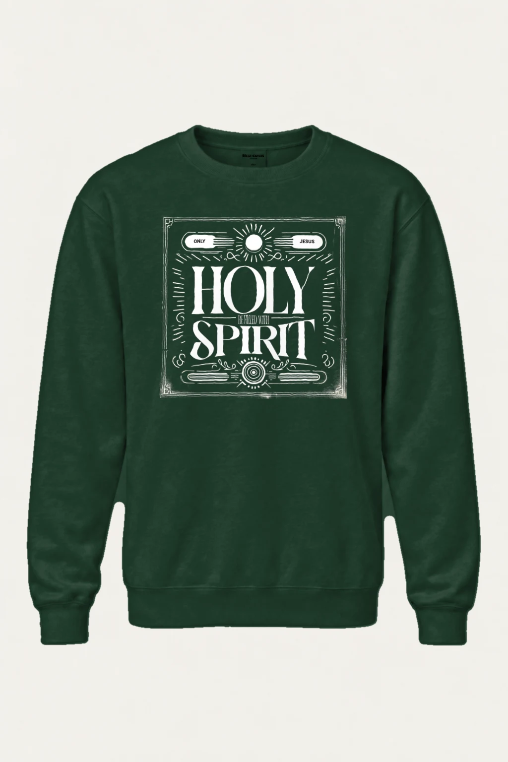 "Ornate Spirit Lettering" Heavy Blend Unisex Crewneck Sweatshirt | Gildan 18000