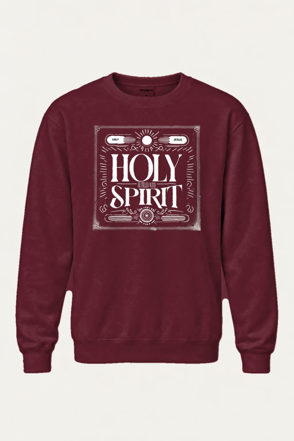 "Ornate Spirit Lettering" Heavy Blend Unisex Crewneck Sweatshirt | Gildan 18000