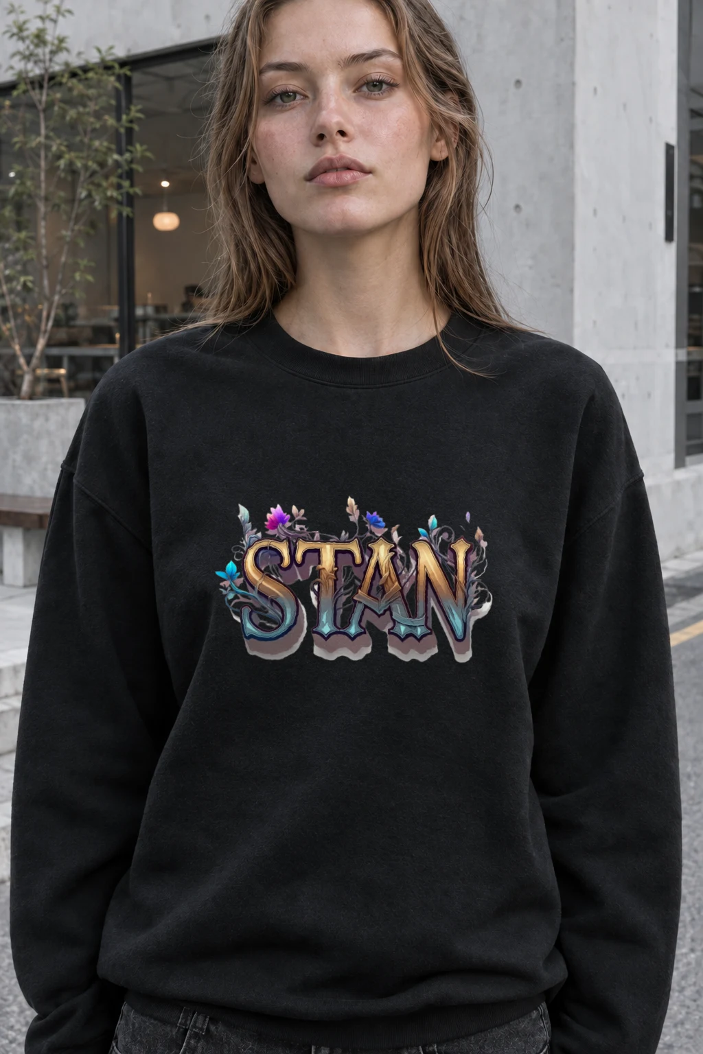 "Ornate Stain" Heavy Blend Unisex Crewneck Sweatshirt | Gildan 18000