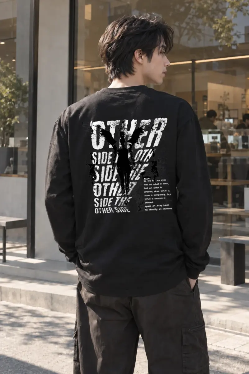 “Other Side Angel” Unisex Longsleeve T-shirt | Gildan 2400