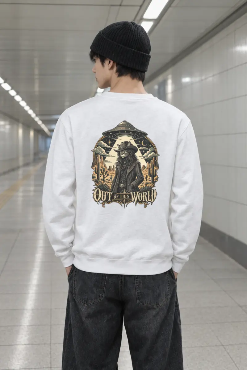 "Out Of This World" Heavy Blend Unisex Crewneck Sweatshirt