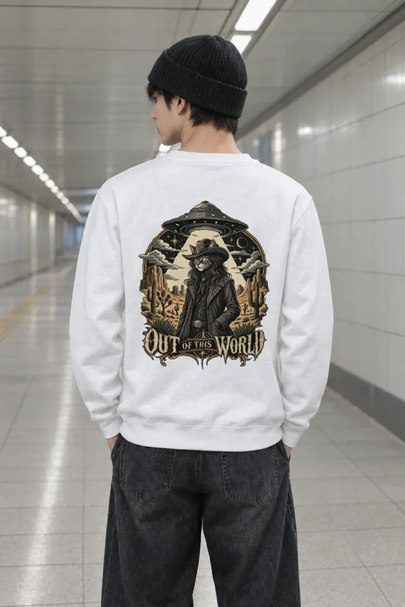 "Out Of This World" Heavy Blend Unisex Crewneck Sweatshirt