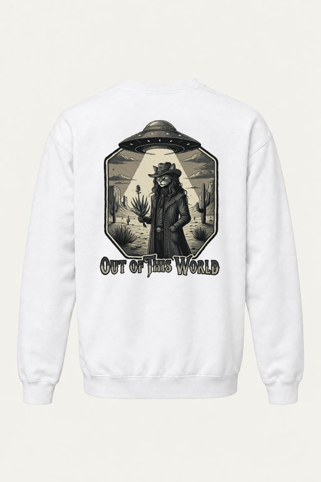 "Out Of This World" Heavy Blend Unisex Crewneck Sweatshirt | Gildan 18000