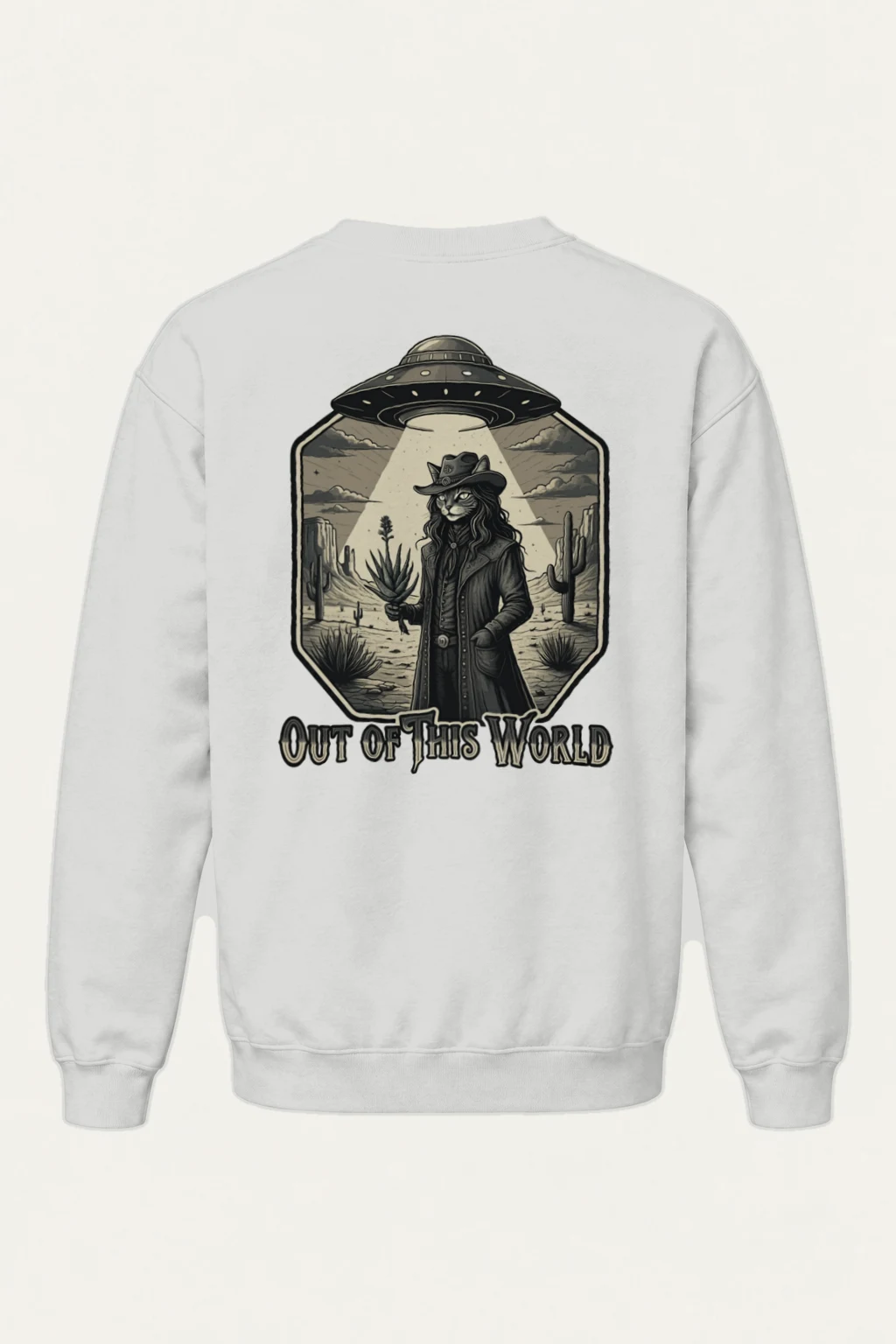 "Out Of This World" Heavy Blend Unisex Crewneck Sweatshirt | Gildan 18000
