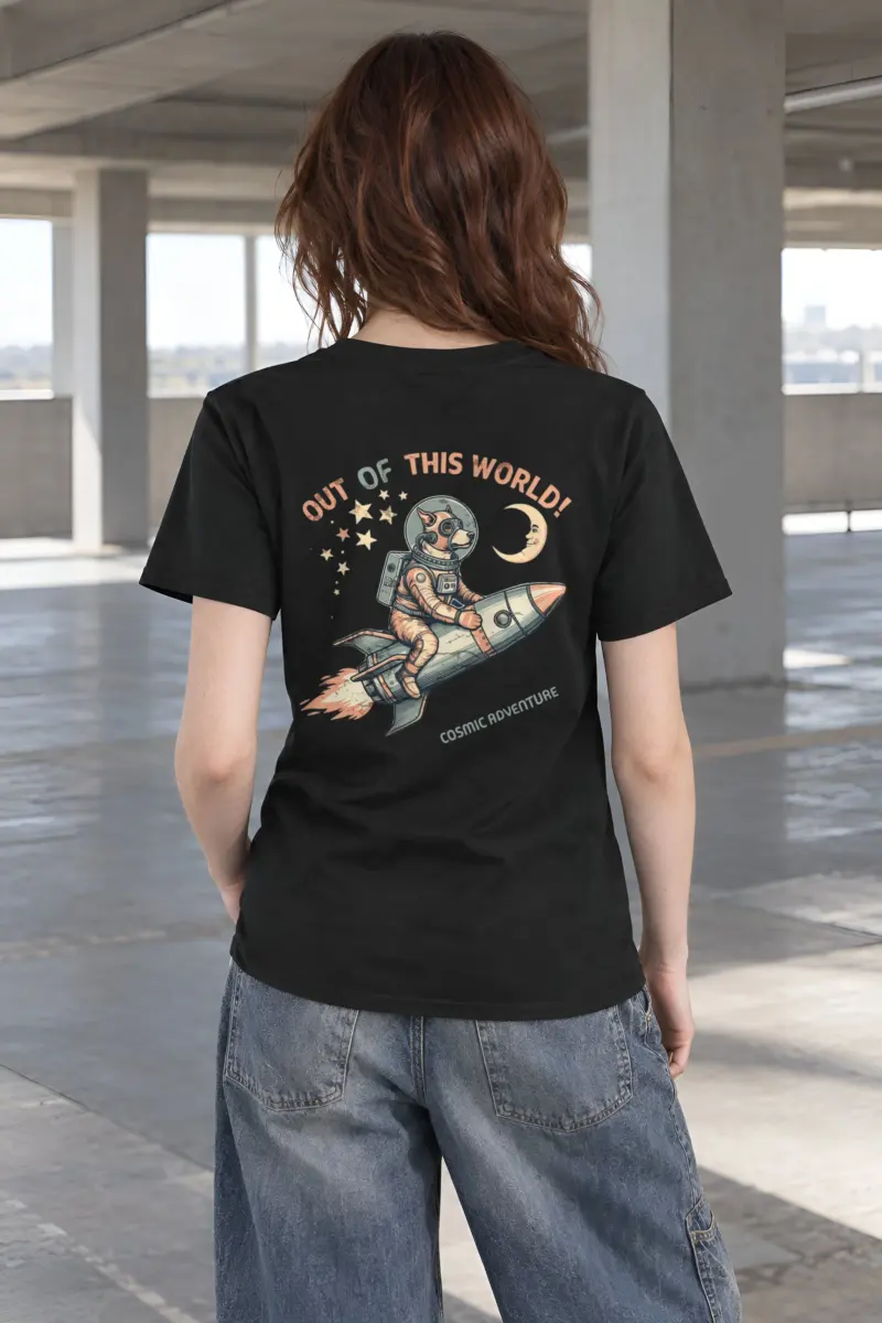 "Out Of This World" Heavyweight Unisex Crewneck T-shirt