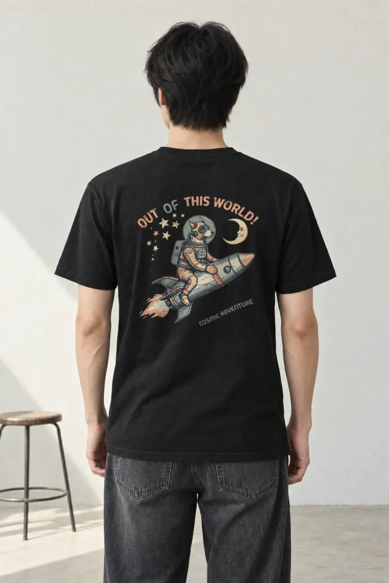"Out Of This World" Heavyweight Unisex Crewneck T-shirt