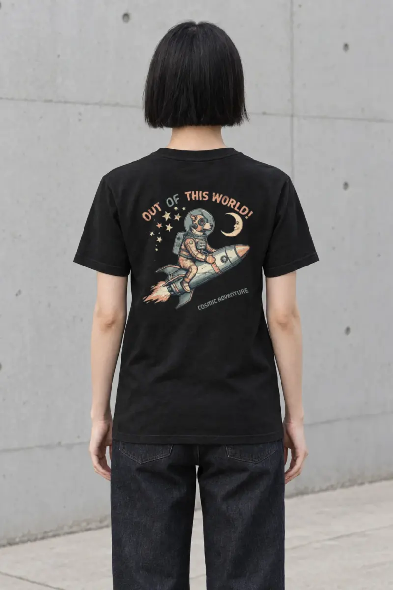 "Out Of This World" Heavyweight Unisex Crewneck T-shirt