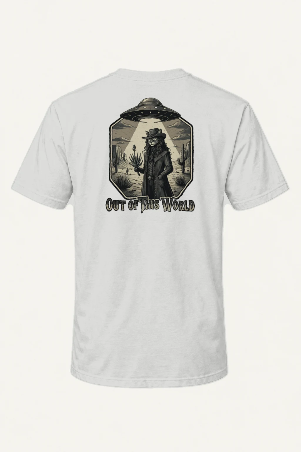 "Out Of This World" Heavyweight Unisex Crewneck T-shirt | Gildan 5000