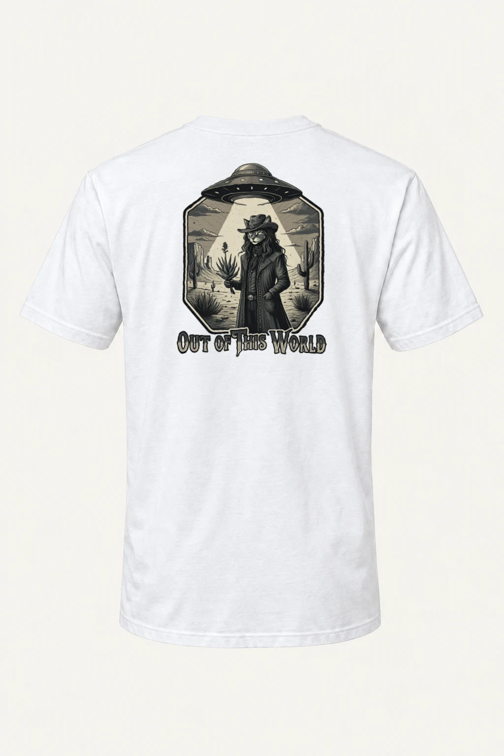 "Out Of This World" Heavyweight Unisex Crewneck T-shirt | Gildan 5000