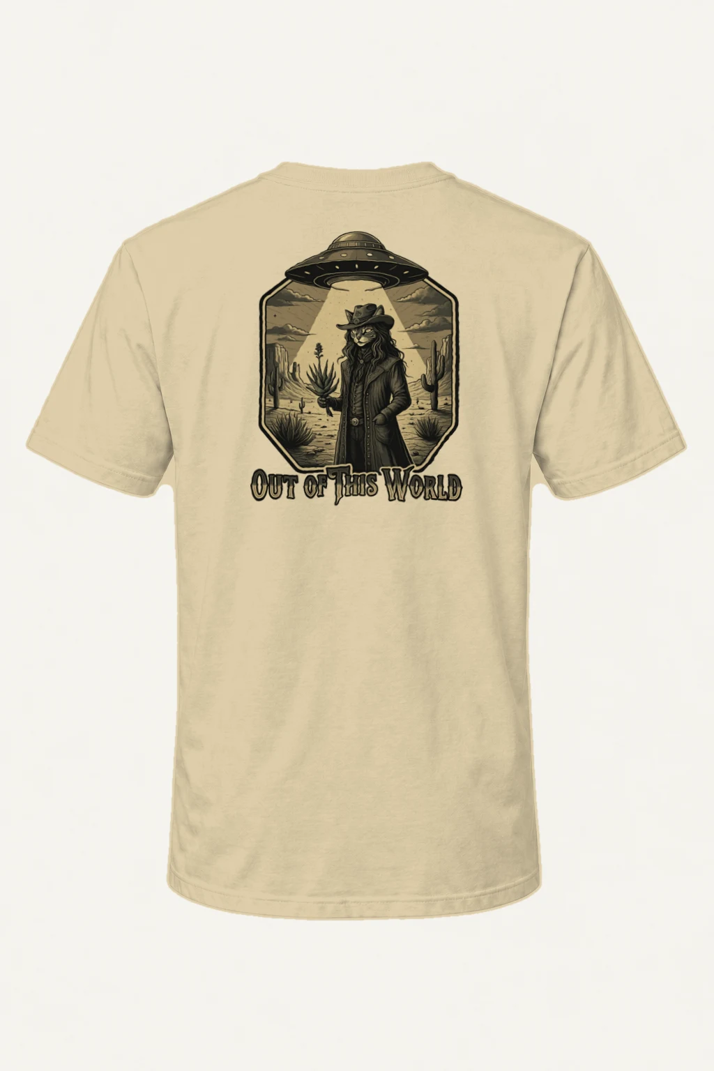 "Out Of This World" Heavyweight Unisex Crewneck T-shirt | Gildan 5000