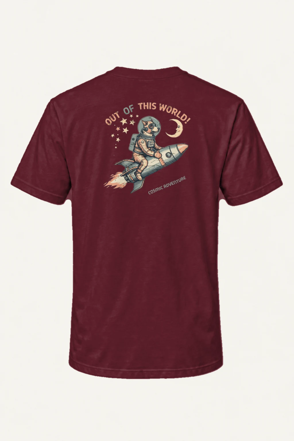 "Out Of This World" Heavyweight Unisex Crewneck T-shirt | Gildan 5000