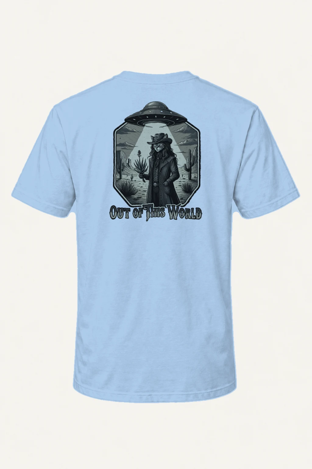 "Out Of This World" Heavyweight Unisex Crewneck T-shirt | Gildan 5000