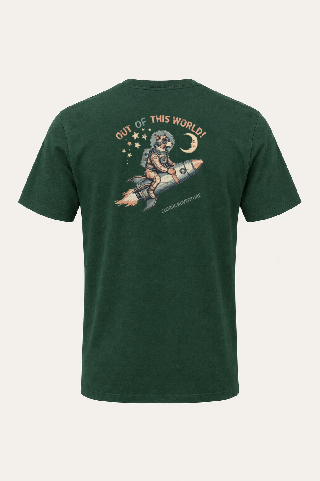 "Out Of This World" Heavyweight Unisex Crewneck T-shirt | Gildan 5000