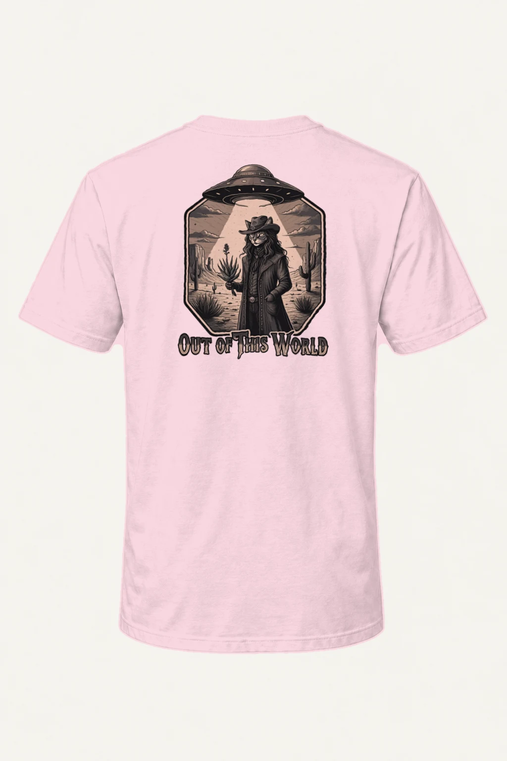 "Out Of This World" Heavyweight Unisex Crewneck T-shirt | Gildan 5000