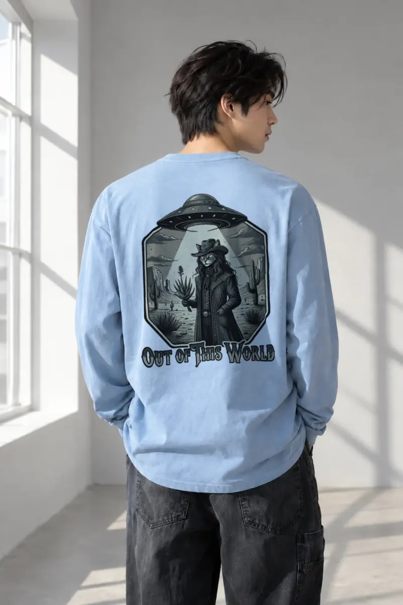 "Out Of This World" Unisex Longsleeve T-shirt | Gildan 2400