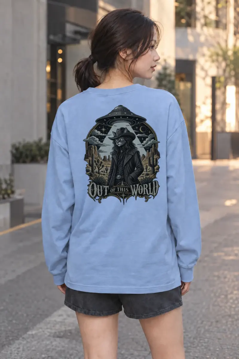 "Out Of This World" Unisex Longsleeve T-shirt | Gildan 2400
