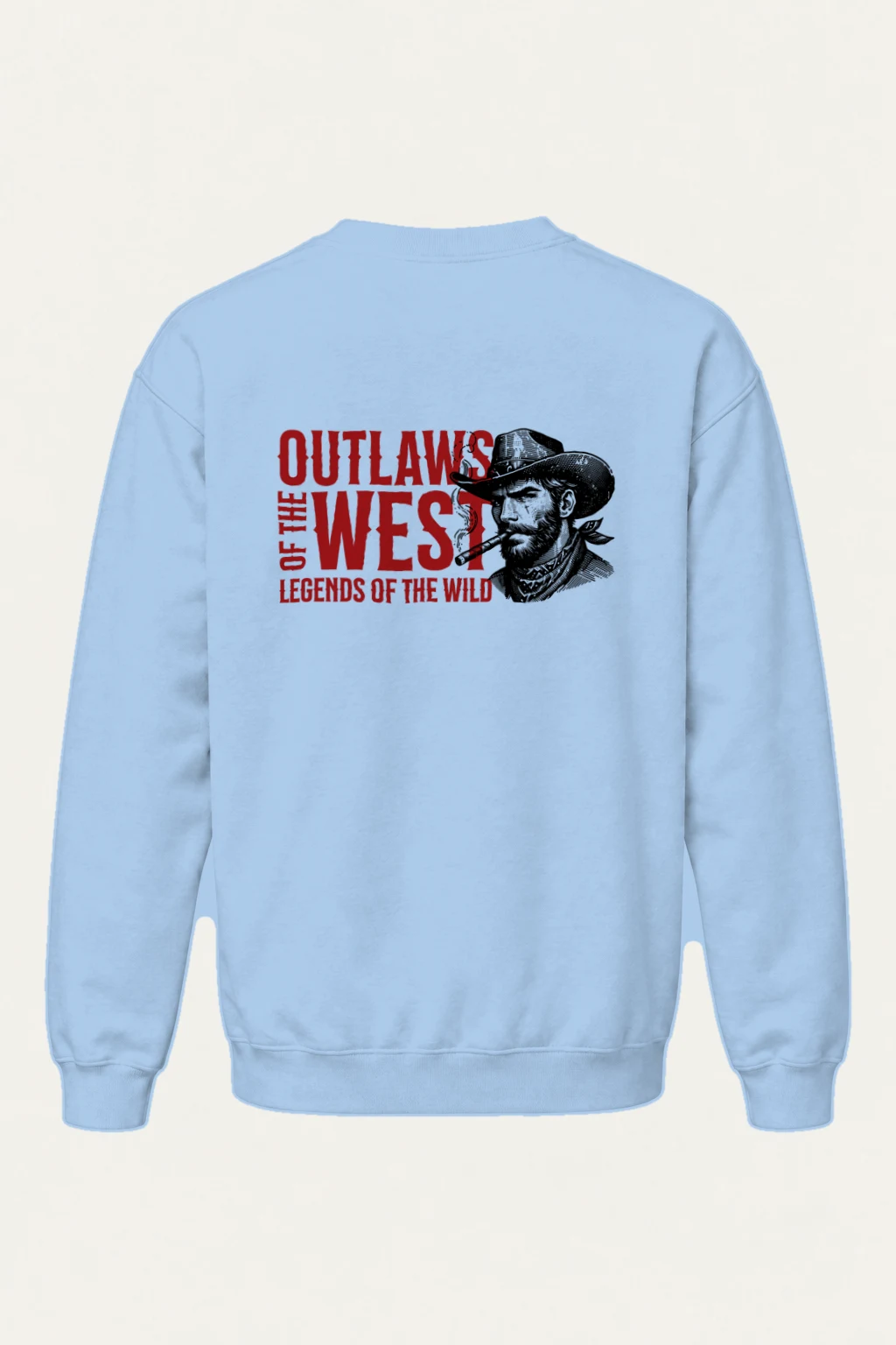 "Outlaws Of The West" Heavy Blend Unisex Crewneck Sweatshirt | Gildan 18000