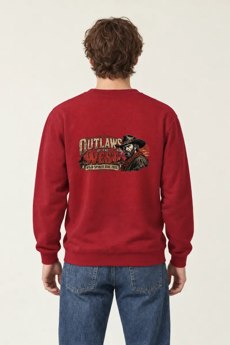"Outlaws Of The West" Heavy Blend Unisex Crewneck Sweatshirt