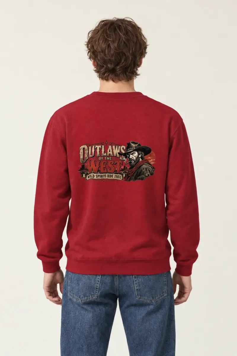 "Outlaws Of The West" Heavy Blend Unisex Crewneck Sweatshirt