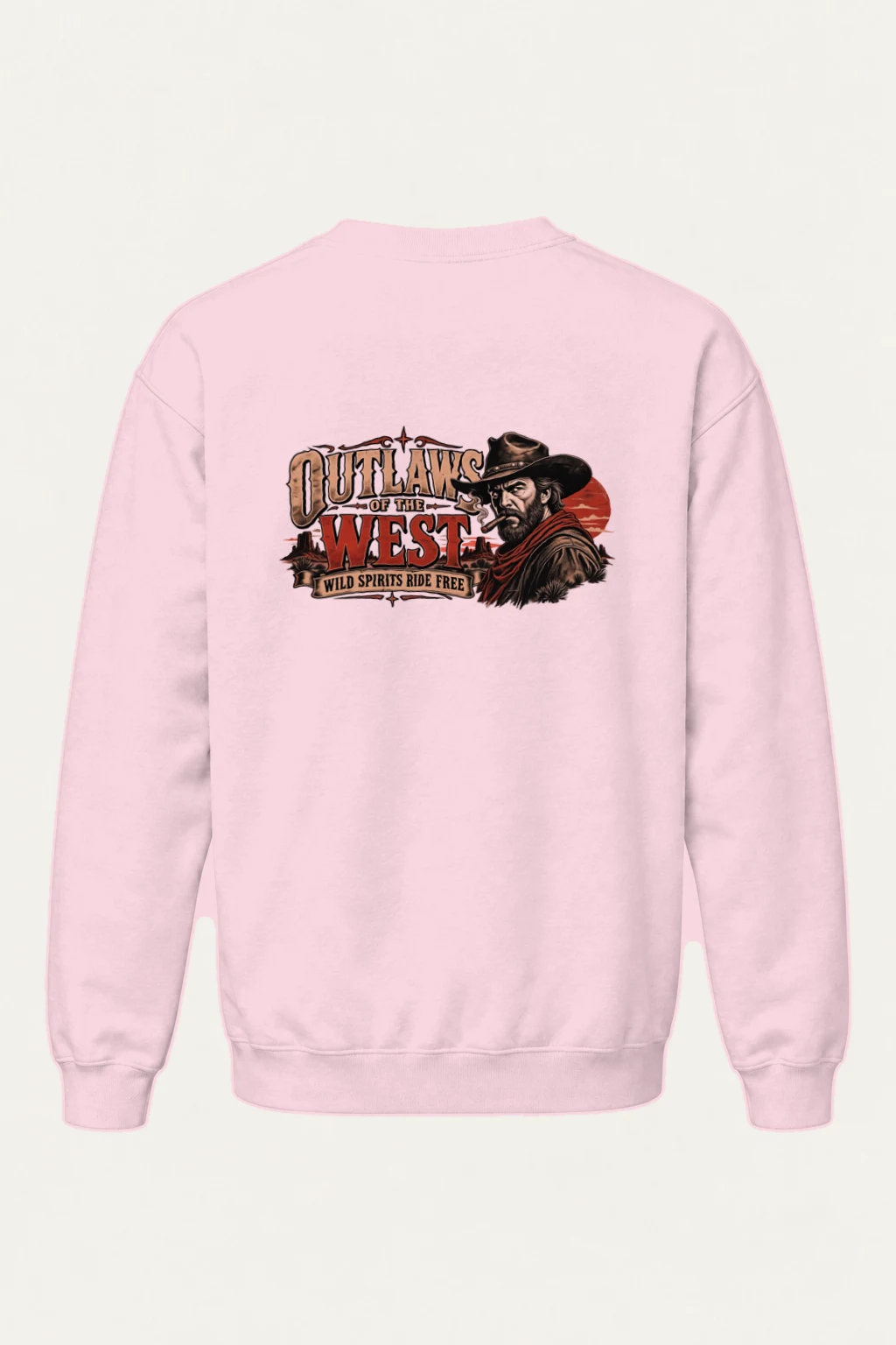 "Outlaws Of The West" Heavy Blend Unisex Crewneck Sweatshirt | Gildan 18000
