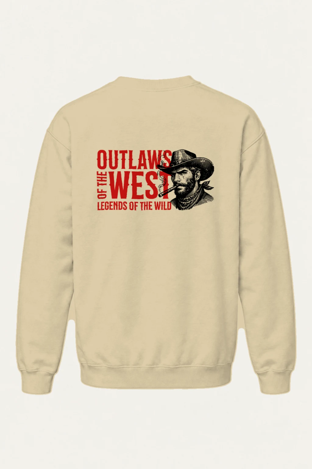 "Outlaws Of The West" Heavy Blend Unisex Crewneck Sweatshirt | Gildan 18000