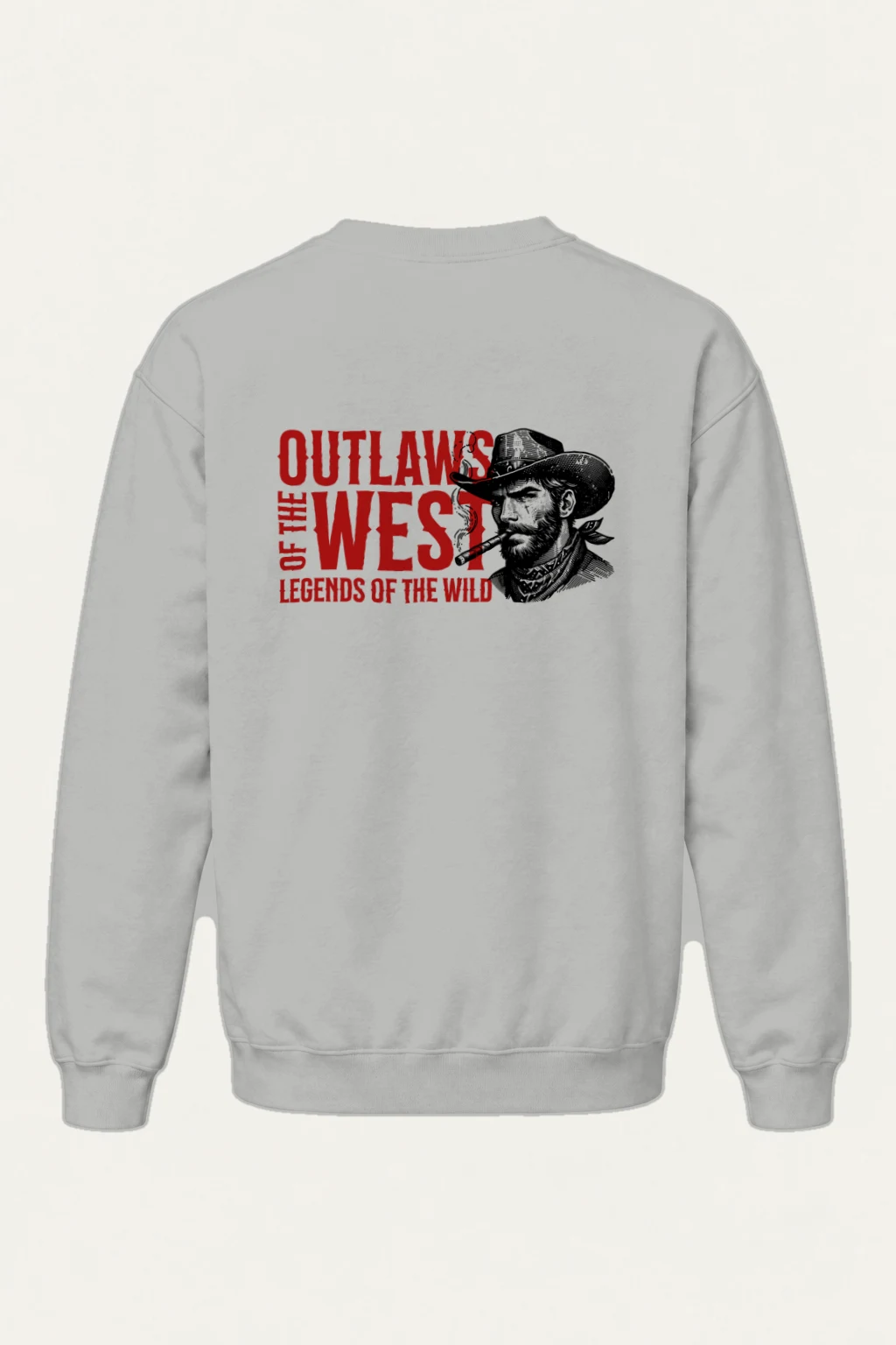 "Outlaws Of The West" Heavy Blend Unisex Crewneck Sweatshirt | Gildan 18000