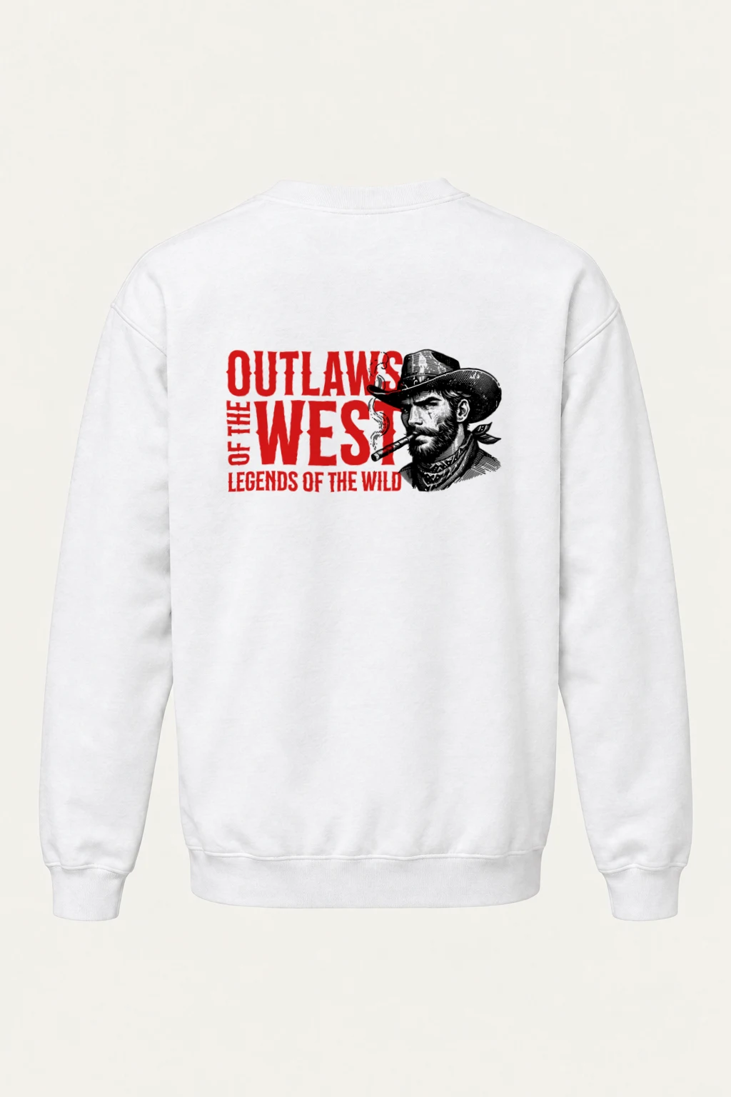 "Outlaws Of The West" Heavy Blend Unisex Crewneck Sweatshirt | Gildan 18000