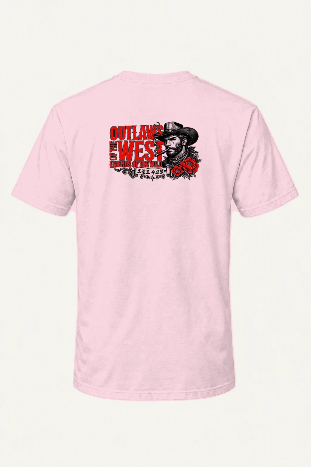 "Outlaws Of The West" Heavyweight Unisex Crewneck T-shirt | Gildan 5000