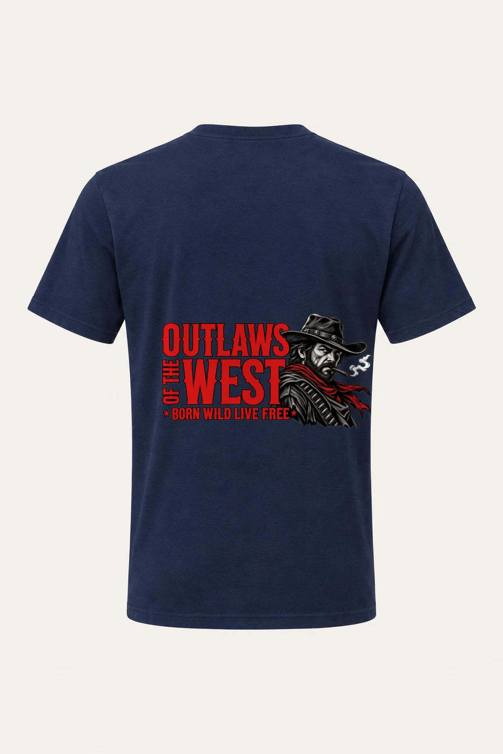 "Outlaws Of The West" Heavyweight Unisex Crewneck T-shirt | Gildan 5000